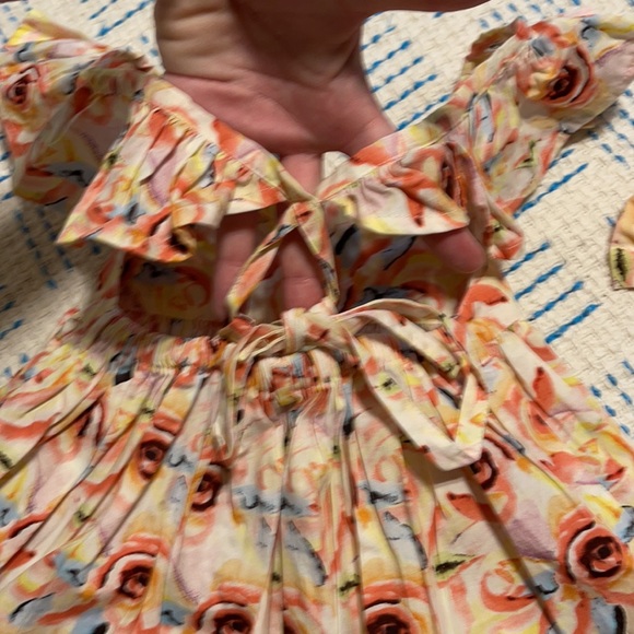 Lacey Lane Summer Dress with matching Bow Size 4 - Picture 10 of 13